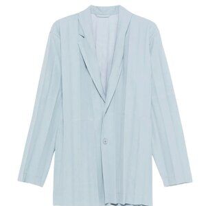 Homme Plisse Issey Miyake Men's Edge Ensemble Pleated Sport Coat